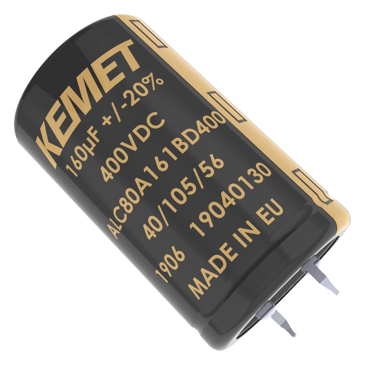 KEMET Aluminium Electrolytic Capacitors - Snap In / ALC80A271EB450 CAP, 270UF, 450V, ALU ELEC, QC/SNAP-IN KEMET 2950829 ALC80A271EB450