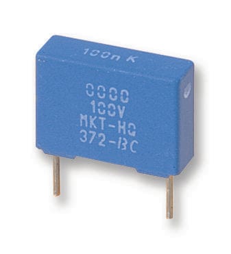 VISHAY Film Capacitors BFC237221104 CAP, 0.1µF, 100V, 10%, PET VISHAY 1215522 BFC237221104