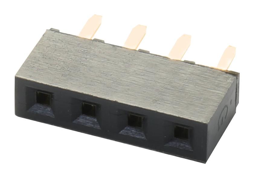 GCT (GLOBAL CONNECTOR TECHNOLOGY) Board-to-Board BG095-04-A-N-D CONNECTOR, RCPT, 4POS, 1ROW, 2.54MM GCT (GLOBAL CONNECTOR TECHNOLOGY) 2751434 BG095-04-A-N-D