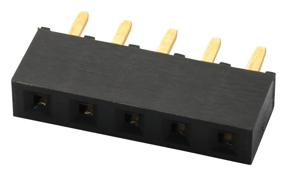 GCT (GLOBAL CONNECTOR TECHNOLOGY) Board-to-Board BG095-05-A-N-D CONNECTOR, RCPT, 5POS, 1ROW, 2.54MM GCT (GLOBAL CONNECTOR TECHNOLOGY) 2751435 BG095-05-A-N-D