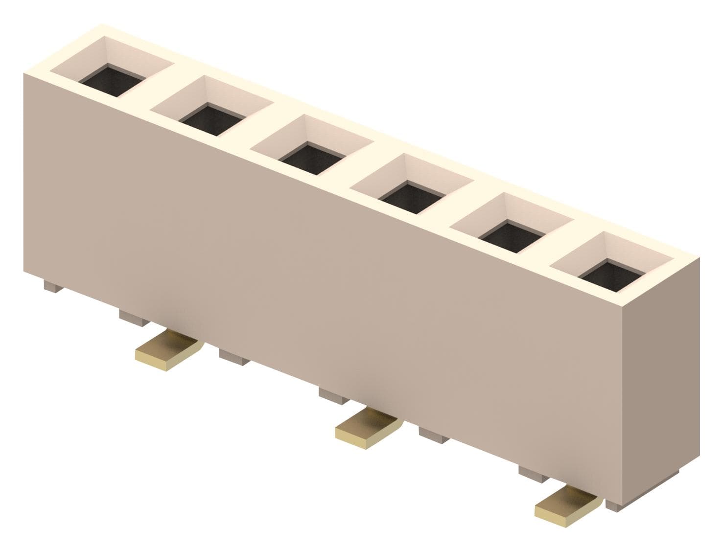 GCT (GLOBAL CONNECTOR TECHNOLOGY) Board-to-Board BG306-06-A-1-0400-L-B CONNECTOR, RCPT, 6POS, 1ROW, 2.54MM GCT (GLOBAL CONNECTOR TECHNOLOGY) 2443091 BG306-06-A-1-0400-L-B