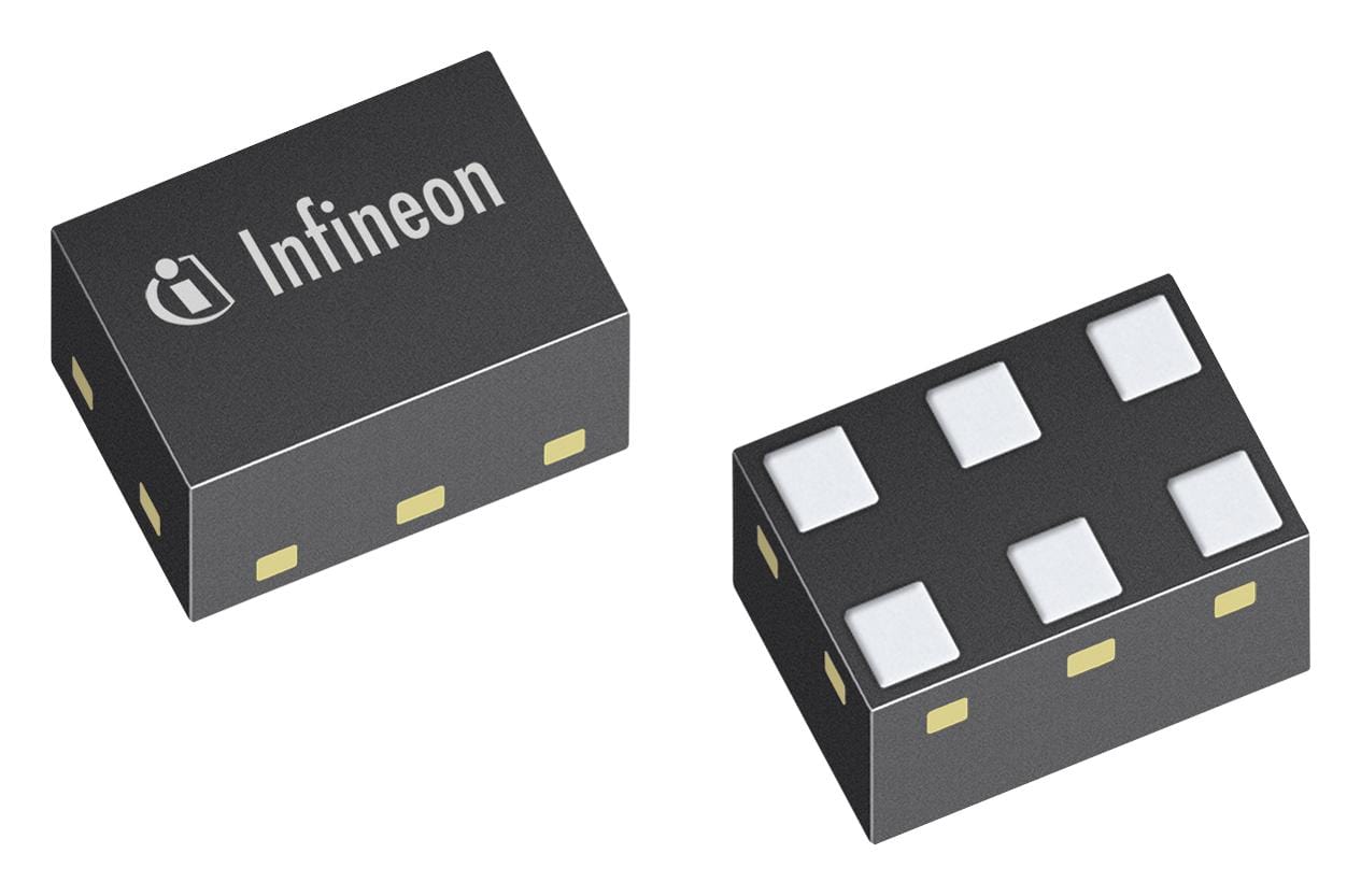 INFINEON RF Amplifiers BGA524N6E6327XTSA1 LNA, 19.6DB, 1.55GHZ-1.615GHZ, TSNP-6 INFINEON 2565691 BGA524N6E6327XTSA1