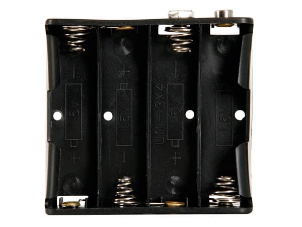 Velleman Batterij houders BH341B BATTERIJHOUDER VOOR 4 x AA-CEL (VOOR BATTERIJCLIPS) BH341B BH341B