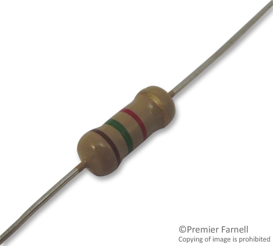 TE CONNECTIVITY Through Hole Resistors CFR100J1M0 RES, 1M, 5%, 1W, AXIAL, CARBON FILM TE CONNECTIVITY 2329443 CFR100J1M0