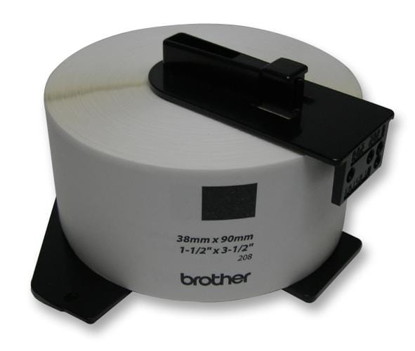 BROTHER Label Printer Tape DK22211 TAPE, CONTINUOUS, WHITE FILM, 29MM BROTHER 8779228 DK22211