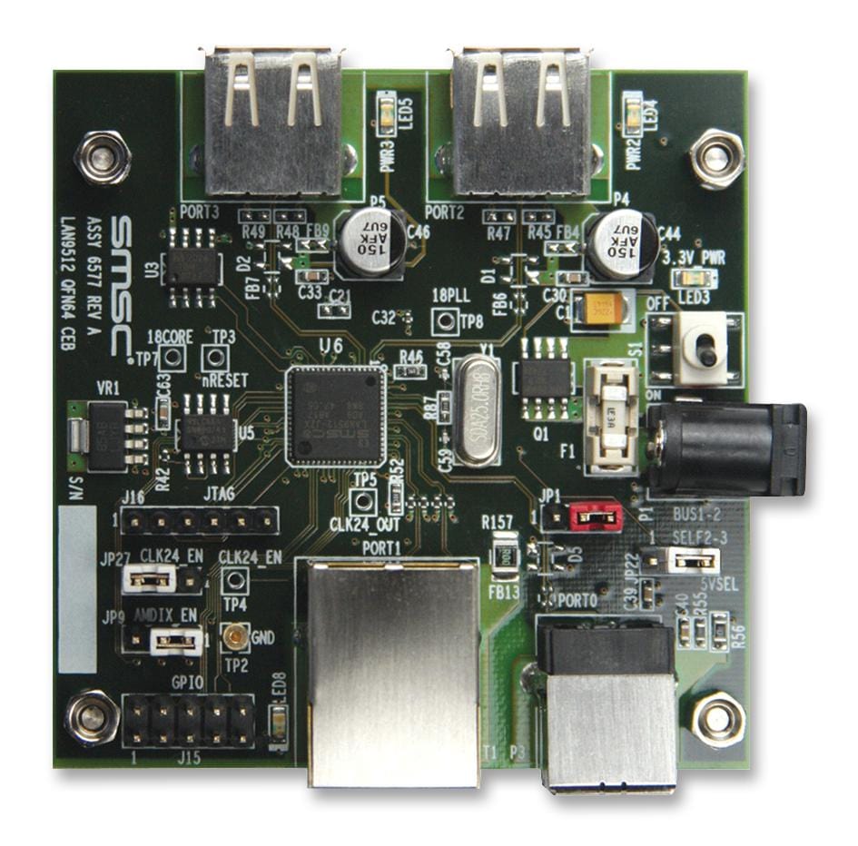 MICROCHIP Interface / Communications EVB9512 EVALUATION BOARD, ENET PHY, MICROCHIP 2292562 EVB9512