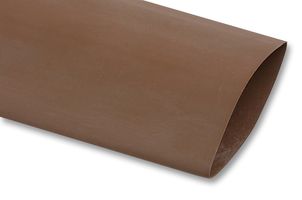 13725 - Heat Shrink Tubing, Halogen Free Normal Wall, 2:1, 0.252 ", 6.4 mm, Brown, 328 ft, 100 m - MULTICOMP PRO