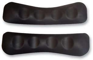 21G-BK - Side Grip, Pair, Rubber, Black, 200 Series Small T-Case - BOX ENCLOSURES
