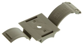 ARC.68-S6-Q14 - Fastener, Clincher&trade; Screw Mt, Adjustable Releasable Cable Clamp, PP (Polypropylene), Grey, 25.4 mm - PANDUIT