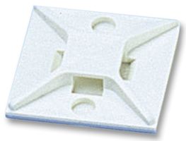 ABM2S-AT-C - Cable Tie Mount, 4 Way Entry, Adhesive, White, ABS (Acrylonitrile Butadiene Styrene), 4.2 mm - PANDUIT