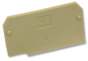 021136 AP (SAKR) - End Cover, for Use with Feed Through Terminal Blocks - WEIDMULLER