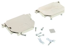 1534811-1 - D Sub Backshell, Dual Entry, AMPLIMITE, DC, 45°, Steel Body - AMP - TE CONNECTIVITY