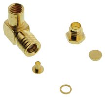 1-1478008-0 - RF / Coaxial Connector, SMB Coaxial, Right Angle Plug, Solder, 50 ohm, RG174A, RG188A, RG316, URM95 - GREENPAR - TE CONNECTIVITY