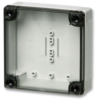 PC 95/50 LT ENCLOSURE - Plastic Enclosure, IK08, Low Base, Utility Box, Polycarbonate, 50 mm, 100 mm, 100 mm, IP66, IP67 - FIBOX