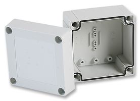 PC 95/75 HG ENCLOSURE - Plastic Enclosure, IK08, High Base, Industrial, Polycarbonate, 75 mm, 100 mm, 100 mm, IP66, IP67 - FIBOX