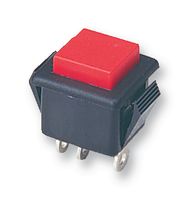 1415NC RED - Pushbutton Switch, 1400N, SPDT, Momentary, Square, Red - APEM