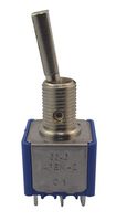 5646A9 - Toggle Switch, On-On, DPDT, Non Illuminated, 5000 Series, Panel Mount, 4 A - APEM