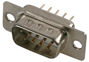 5502-09PA-01-F1 - D Sub Connector, Standard, Plug, 5502, 9 Contacts, DE, Solder - MULTICOMP PRO