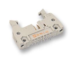 09 18 514 6903 - Pin Header, Right Angle, Wire-to-Board, 2.54 mm, 2 Rows, 14 Contacts, Through Hole Right Angle - HARTING