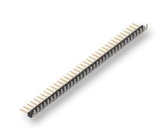 77315-418-36LF - Pin Header, Right Angle, Board-to-Board, 2.54 mm, 1 Rows, 36 Contacts, Through Hole Right Angle - AMPHENOL COMMUNICATIONS SOLUTIONS