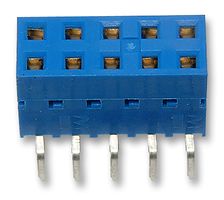 71991-308LF - PCB Receptacle, Board-to-Board, 2.54 mm, 2 Rows, 16 Contacts, Through Hole Mount, FCI Dubox 71991 - AMPHENOL COMMUNICATIONS SOLUTIONS