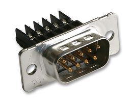 1-745492-8 - D Sub Connector, DB9, Standard, Plug, AMPLIMITE HDE-20, 9 Contacts, DE, IDC / IDT - AMP - TE CONNECTIVITY
