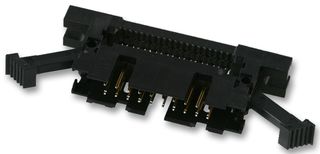 1-111506-6 - IDC Connector, Latched, IDC Plug, Male, 2.54 mm, 2 Row, 10 Contacts, Cable Mount - AMP - TE CONNECTIVITY