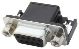 8LCM009S-304B-XX - D Sub Connector, Standard, Receptacle, 8LC, 9 Contacts, DE, Solder - MULTICOMP PRO