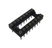 2227MC-16-03-F1 - IC & Component Socket, 16 Contacts, DIP, 2.54 mm, 2227MC, 7.62 mm, Beryllium Copper - MULTICOMP PRO