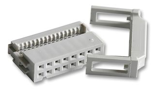 71600-326LF - IDC Connector, With Strain Relief, IDC Receptacle, Female, 2.54 mm, 2 Row, 26 Contacts, Cable Mount - AMPHENOL COMMUNICATIONS SOLUTIONS
