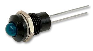 MC19041007 - LED Panel Mount Indicator, Blue, 4.4 VDC, 8 mm, 50 mA, 6 mcd, Not Rated - MULTICOMP PRO