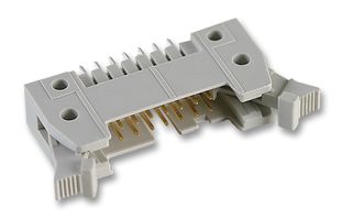 09 18 506 7904 - Pin Header, Long Latch, Wire-to-Board, 2.54 mm, 2 Rows, 6 Contacts, Through Hole, SEK 18 - HARTING