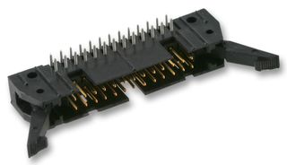 1-5499141-0 - Pin Header, Right Angle, Wire-to-Board, 2.54 mm, 2 Rows, 50 Contacts, Through Hole Right Angle - AMP - TE CONNECTIVITY