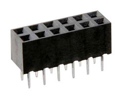 M22-7142542 - PCB Receptacle, Vertical, Board-to-Board, 2 mm, 2 Rows, 50 Contacts, Through Hole Mount, M22 - HARWIN