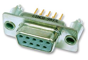 FDA-15SBL2T2/1-LF - D Sub Connector, Filtered, Receptacle, Cinch - FD, 15 Contacts, DA, Solder - CINCH CONNECTIVITY SOLUTIONS