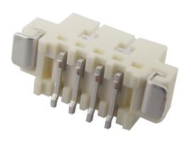 53398-0471 - Pin Header, Vertical, Signal, 1.25 mm, 1 Rows, 4 Contacts, Surface Mount Straight, PicoBlade 53398 - MOLEX