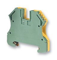 101000 WPE2.5 - DIN Rail Mount Terminal Block, 2 Ways, 22 AWG, 12 AWG, 4 mm², Screw - WEIDMULLER