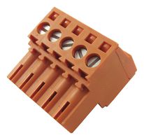 1597390000 - Pluggable Terminal Block, 3.5 mm, 5 Ways, 22AWG to 14AWG, 1.5 mm², Screw, 10 A - WEIDMULLER