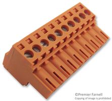 BL 3.5/10 - Pluggable Terminal Block, 3.5 mm, 10 Ways, 22AWG to 14AWG, 1.5 mm², Screw, 10 A - WEIDMULLER
