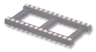 14-3518-00 - IC & Component Socket, 14 Contacts, DIP, 2.54 mm, 518, 7.62 mm, Beryllium Copper - ARIES