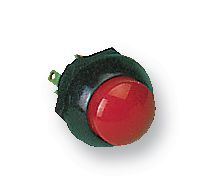 P9213121 - Industrial Pushbutton Switch, P9, 12 mm, SPDT-DB, Momentary, Round Raised, Red - OTTO CONTROLS