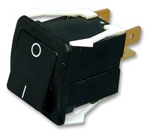 K2ABHAAAAR - Rocker Switch, IP68S, Off-On, DPST, Non Illuminated, Panel Mount, Black, K2 - OTTO CONTROLS