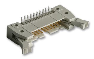 09 18 520 6903 - Pin Header, Right Angle, Wire-to-Board, 2.54 mm, 2 Rows, 20 Contacts, Through Hole Right Angle - HARTING