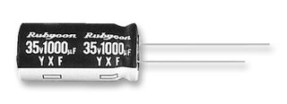 16YXF47MEFC5X11 - Electrolytic Capacitor, Miniature, 47 µF, 16 V, ± 20%, Radial Leaded, 5000 hours @ 105°C, Polar - RUBYCON