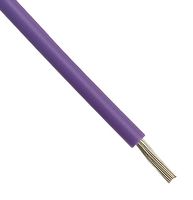 5852 VI005 - Wire, Stranded, Hook Up, UL1213, PTFE, Purple, 28 AWG, 0.072 mm², 100 ft, 30.5 m - ALPHA WIRE