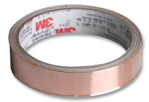 1194 - Tape, EMI/RFI Shielding, Copper Foil, 19.05 mm x 254 mm - 3M