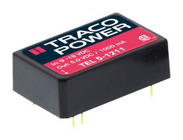 TEL 5-2412 - Isolated Through Hole DC/DC Converter, ITE, 2:1, 5 W, 1 Output, 12 V, 500 mA - TRACO POWER
