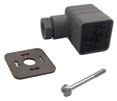 GDM 3016 GR + GDM 3-21 EPDM - Rectangular Power Connector, 3+E, Gasket, 3 Contacts, Cable Mount, Screw, Receptacle - HIRSCHMANN