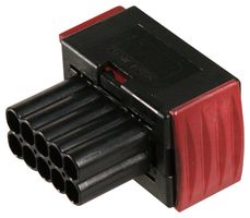 1-967240-1 - Connector Housing, Junior Power Timer, Receptacle, 10 Ways, JPT socket contacts - AMP - TE CONNECTIVITY