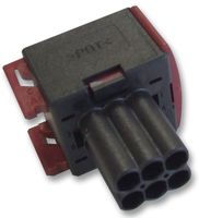 1-967241-1 - Connector Housing, Junior Power Timer, Receptacle, 6 Ways, 5 mm, Junior Power Timer Contacts - AMP - TE CONNECTIVITY